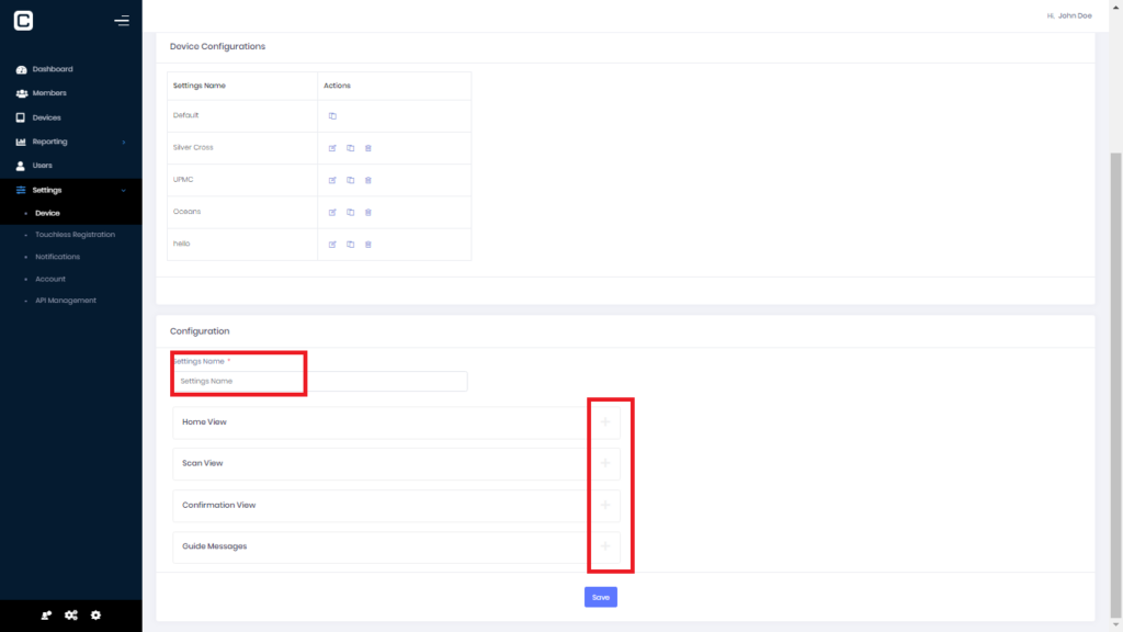 Settings – Help Certify – CERTIFY.me
