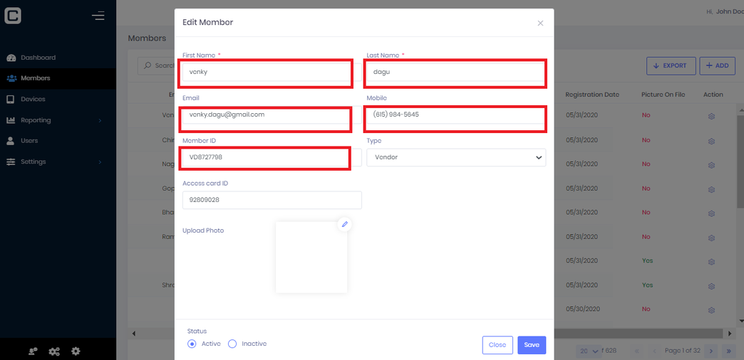 Edit Members – Help Certify – CERTIFY.me