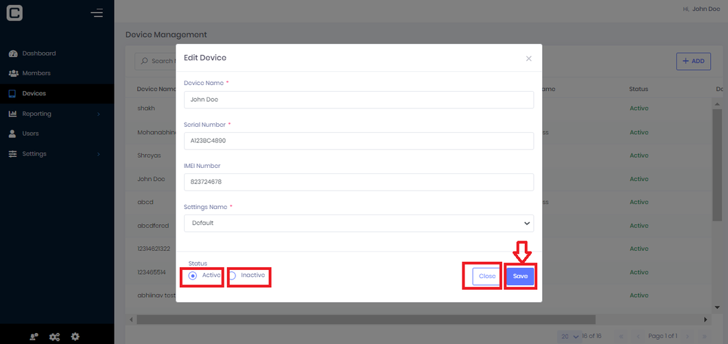 Edit Devices – Help Certify – CERTIFY.me